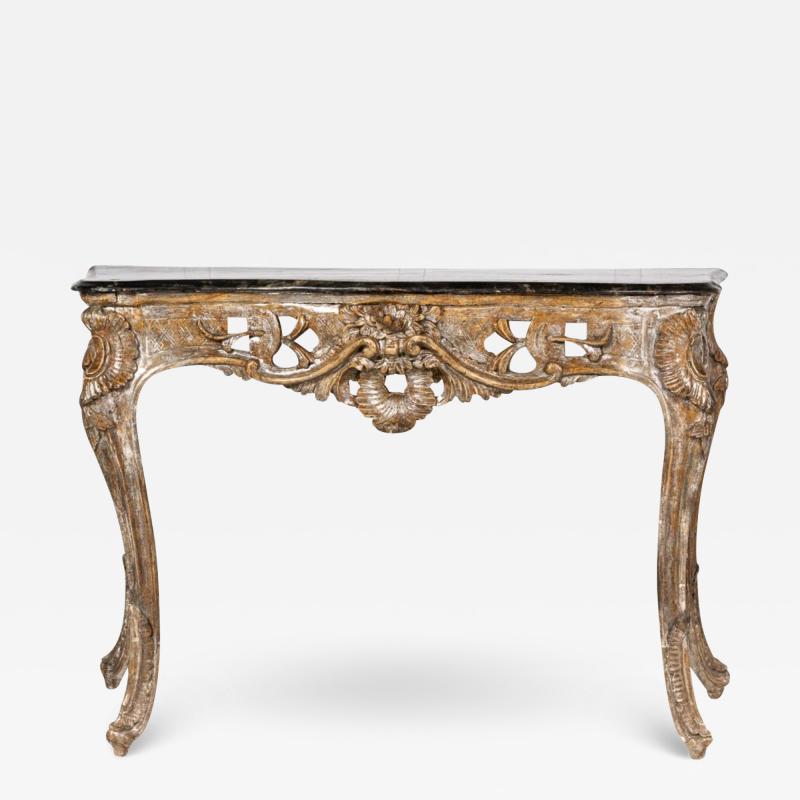 18th Century Italian Rococo Console Table