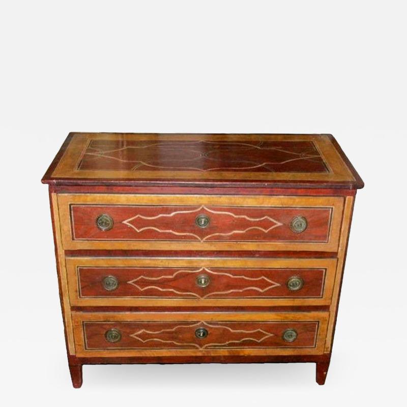 18th Century Neoclassical Painted Commode