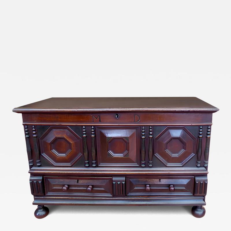 18th Century Oak Mule Chest