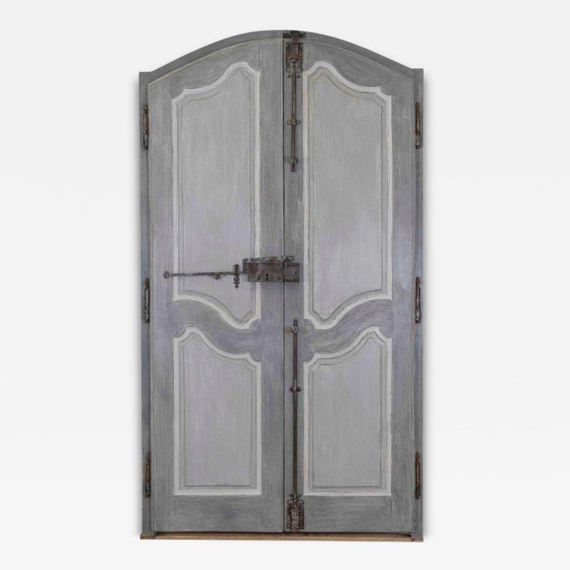 18th Century Painted Double Sided Communication Door