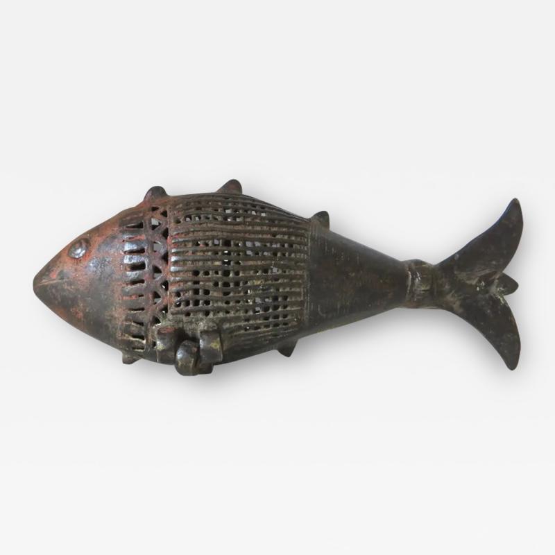 18th Century Qing Dynasty Fish Shaped Cricket Holder