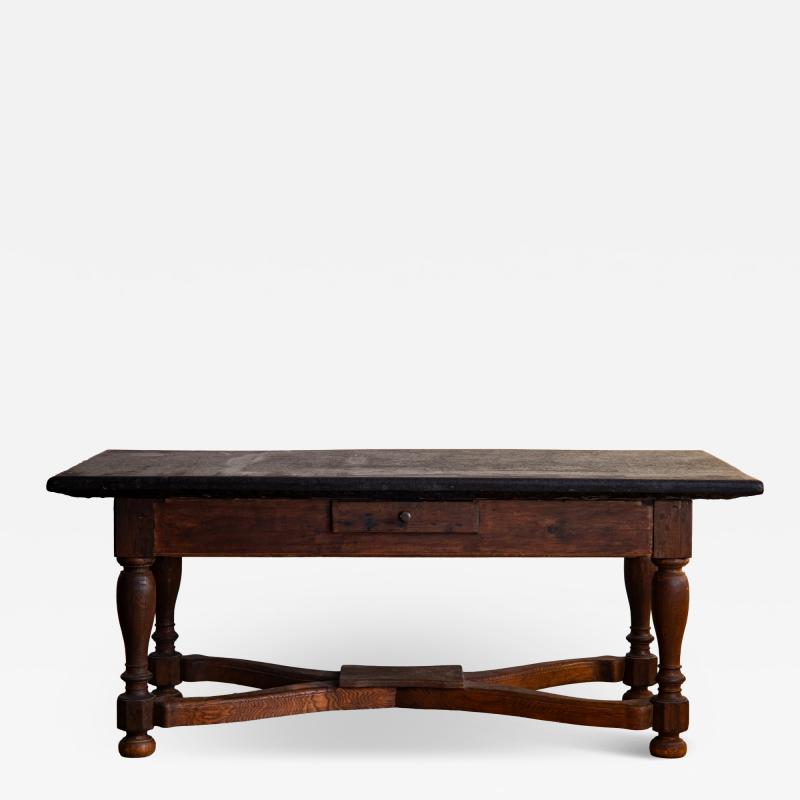 18th Century Swedish Baroque Table