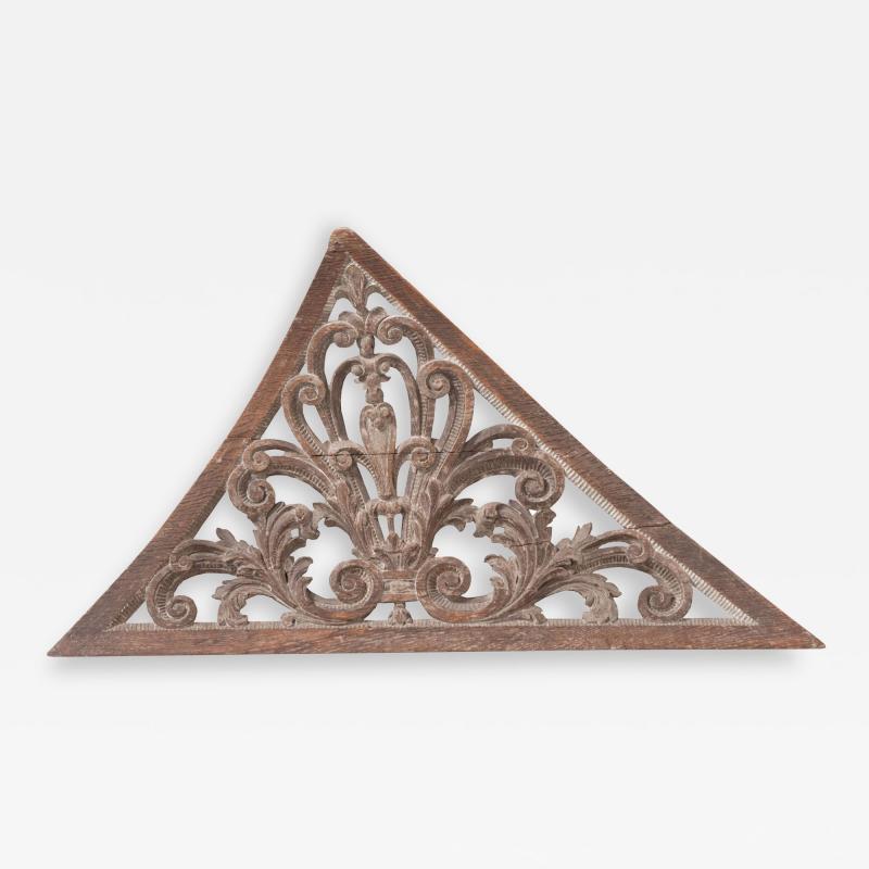 18th Century Swedish Carved Stairwell Ornament