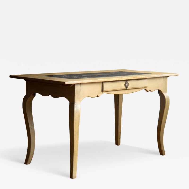 18th Century Swedish Provincial Rococo Desk