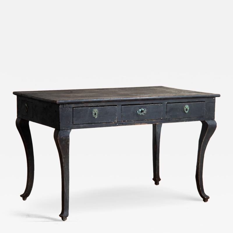 18th Century Swedish Provincial Rococo Desk