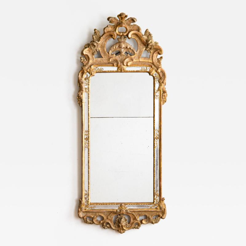 18th Century Swedish Rococo Mirror