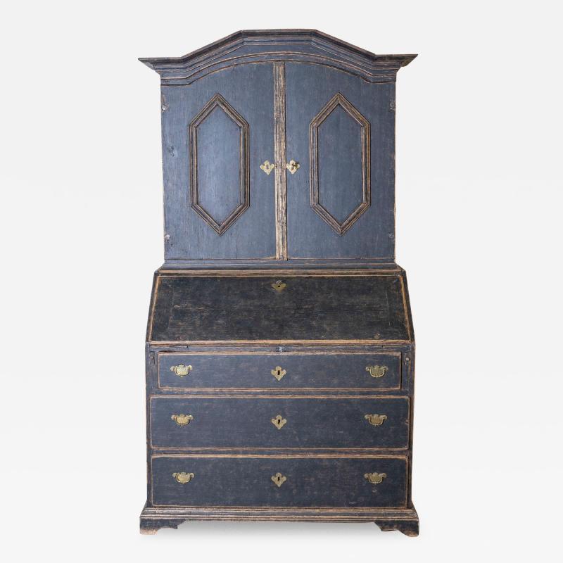 18th Century Swedish Two part Secretary Circa 1770