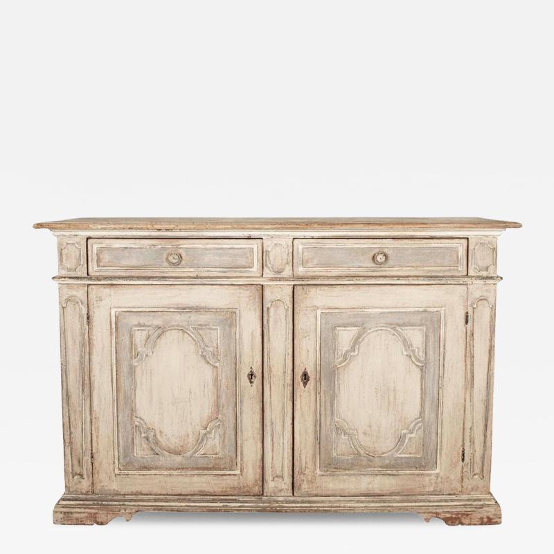 18th Century Tuscan Painted Credenza From Italy