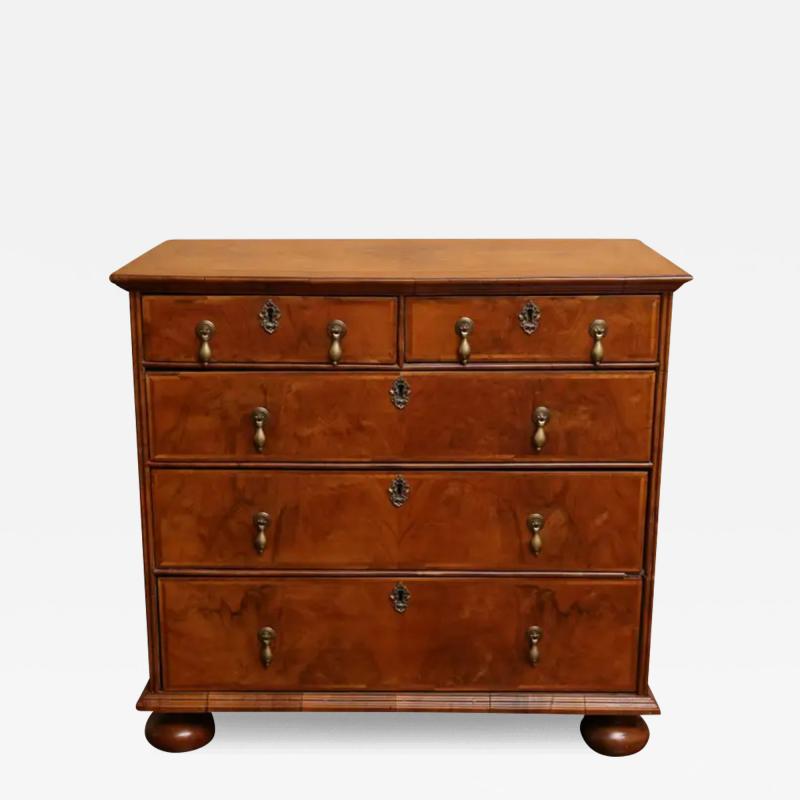 18th Century William and Mary Walnut Chest