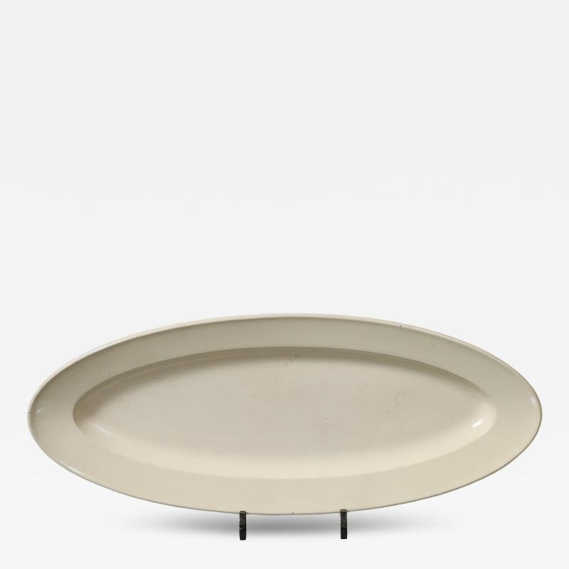 18th c Creamware Fish Platter