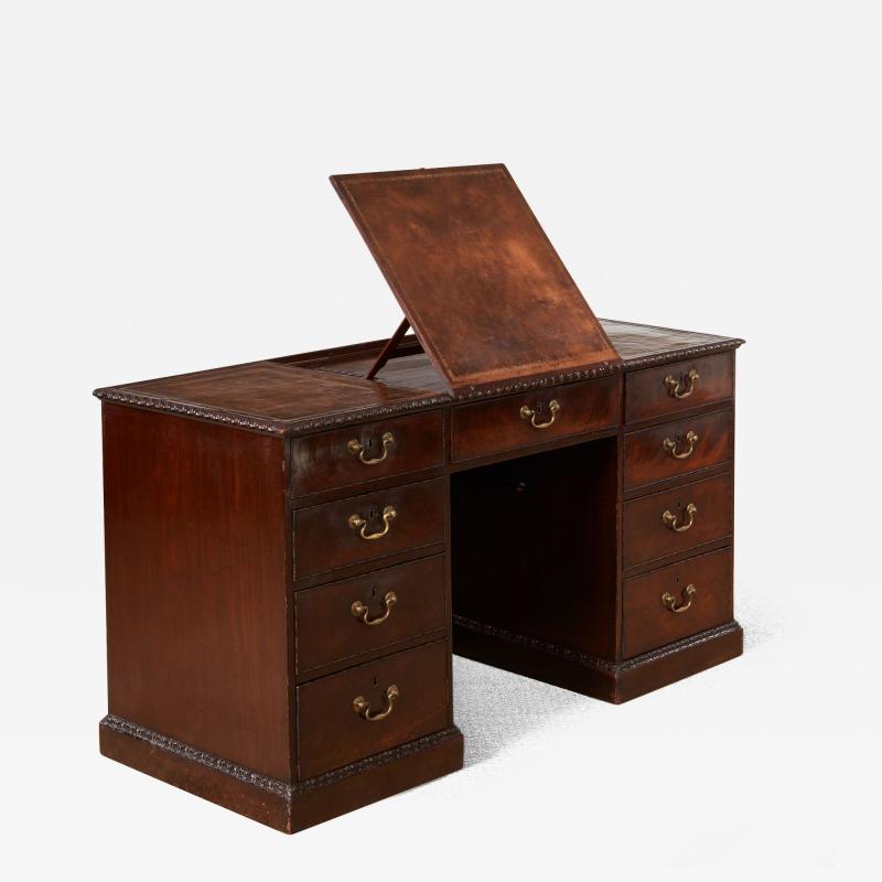 18th c English Gadrooned Reading Desk