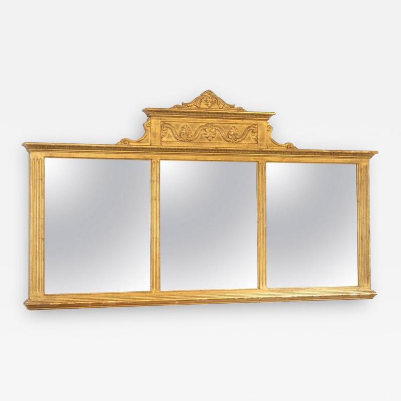 18th c Neoclassical Overmantel Mirror