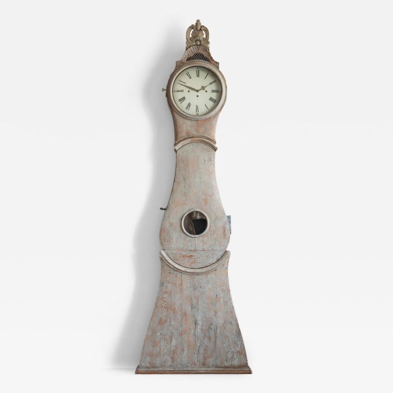 18th c Rococo Tall Case Clock