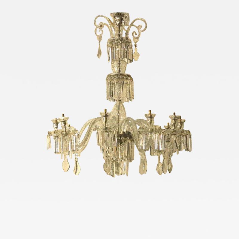 1900 Bohemian Crystal Chandelier