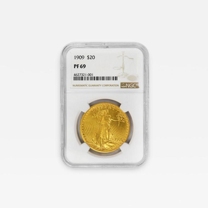 1909 20 St Gaudens NGC PF69