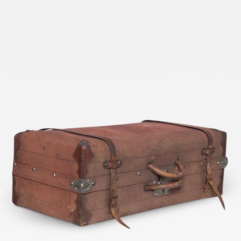 1920s French Antique Suitcase