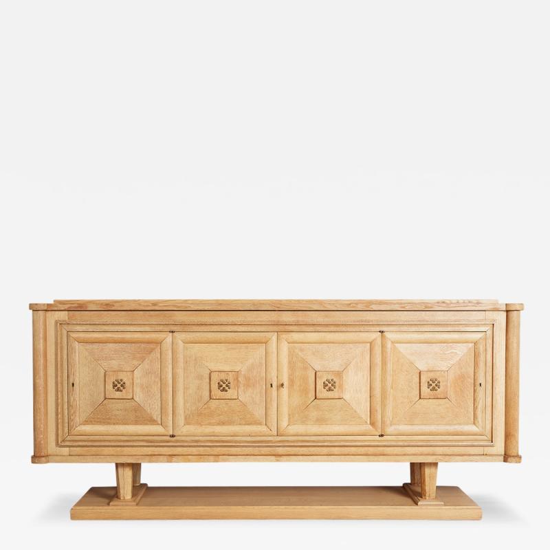 1930S FRENCH OAK SIDEBOARD