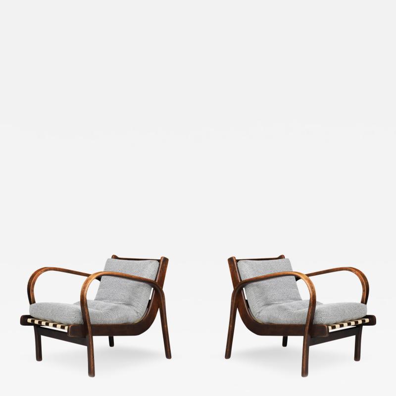 1940 Kozelka Krop ek low armchair Czech
