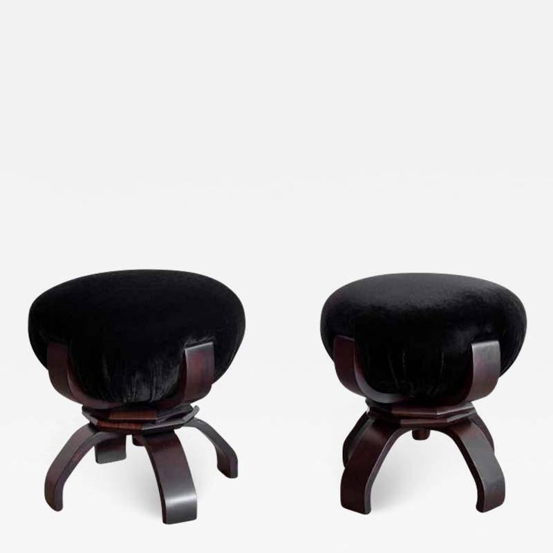 1940S ITALIAN SWIVEL STOOLS