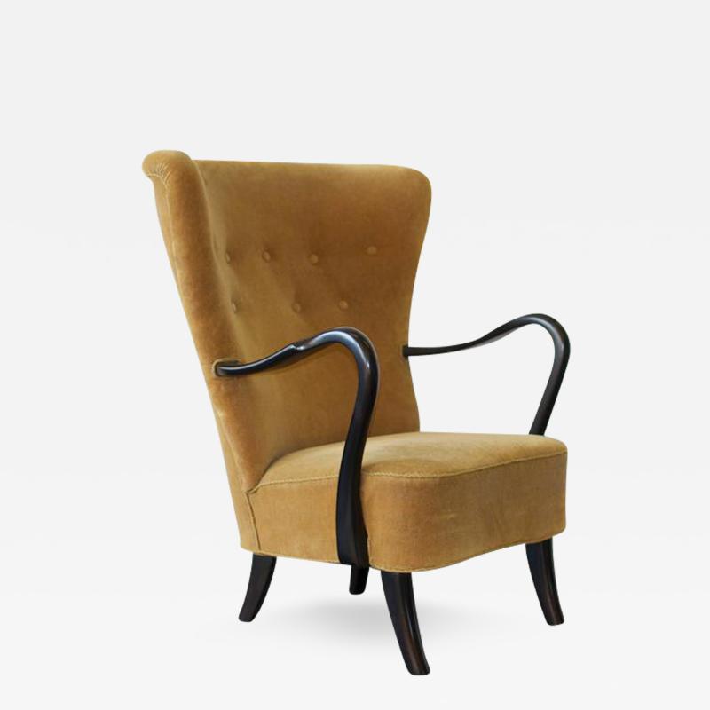 1940s Danish Lounge Chair