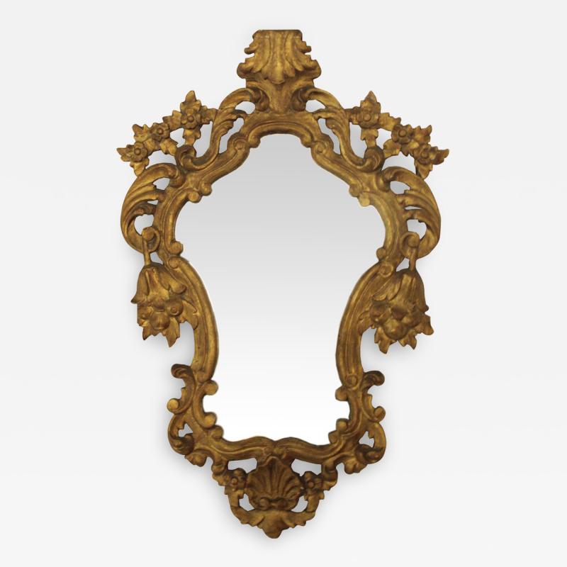 1940s French Gilded Mirror