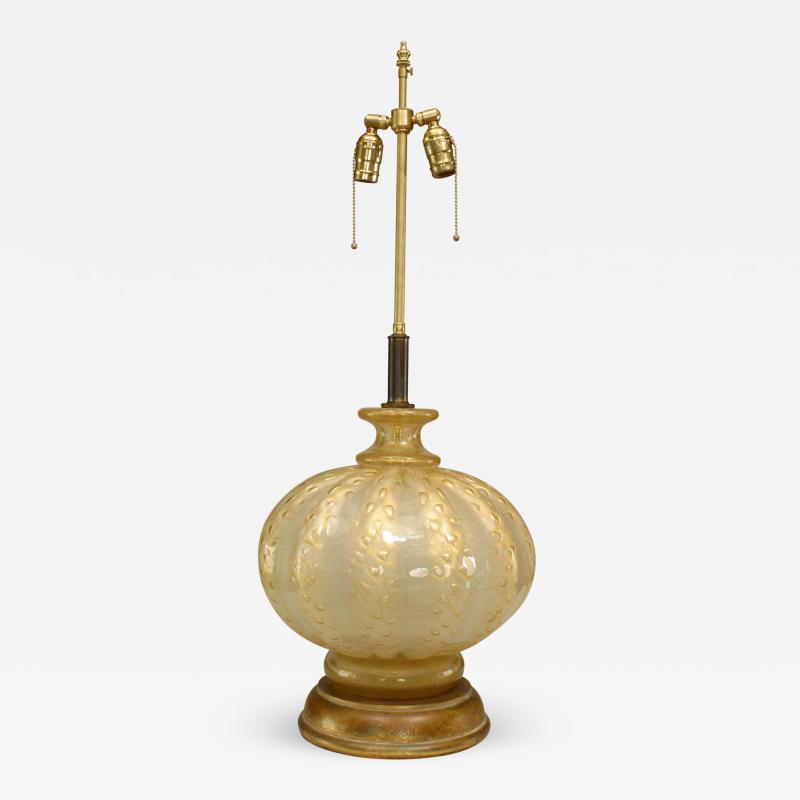 1940s Venetian Large Bulbous Table Lamp