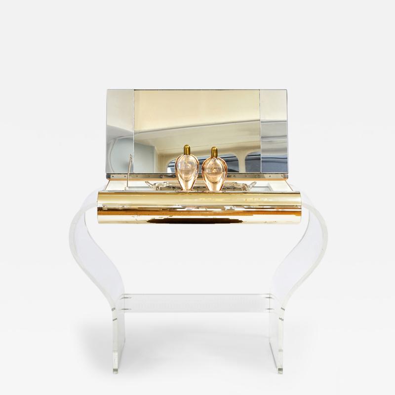 1950s American lucite dressing table