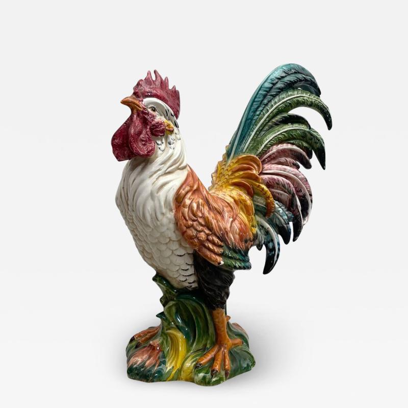 1950s Ceramic Painted Rooster