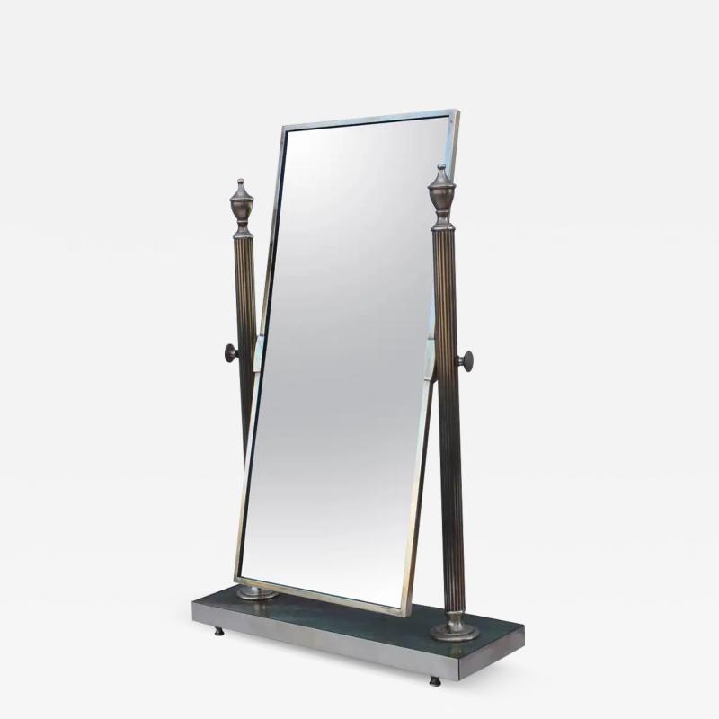 1950s English Brass Vanity Mirror By Peerage