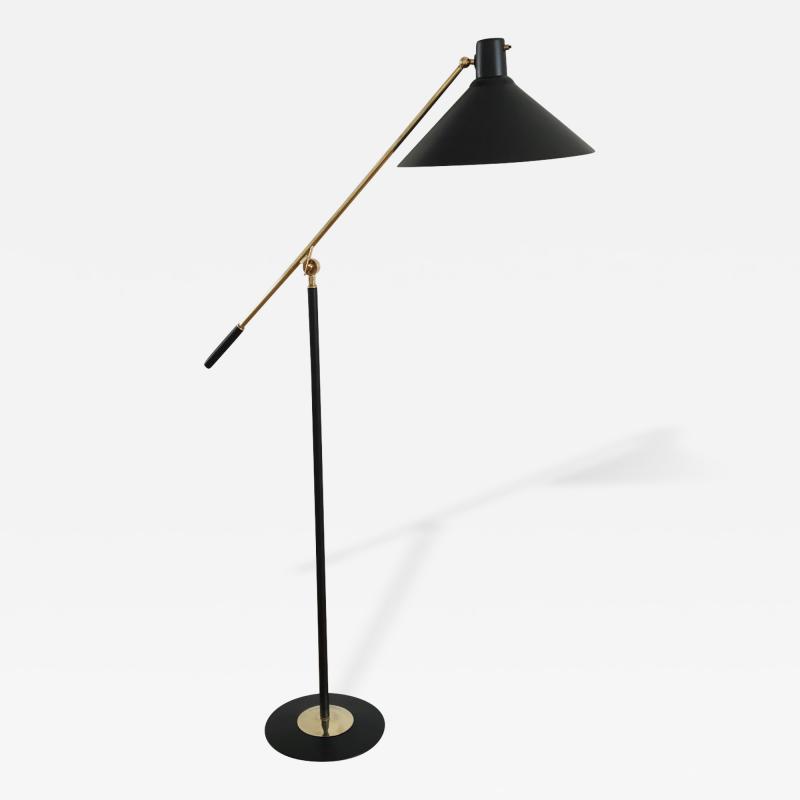 1950s French Floor Reading Lamp