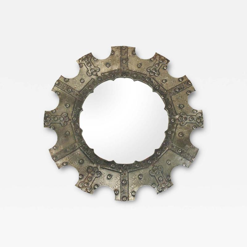 1950s Italian Wrought iron mirror