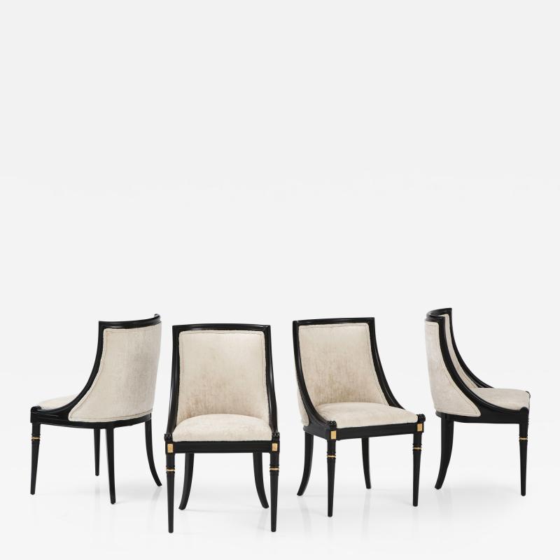 1950s Modern Italian Dining Chairs Set Of 4
