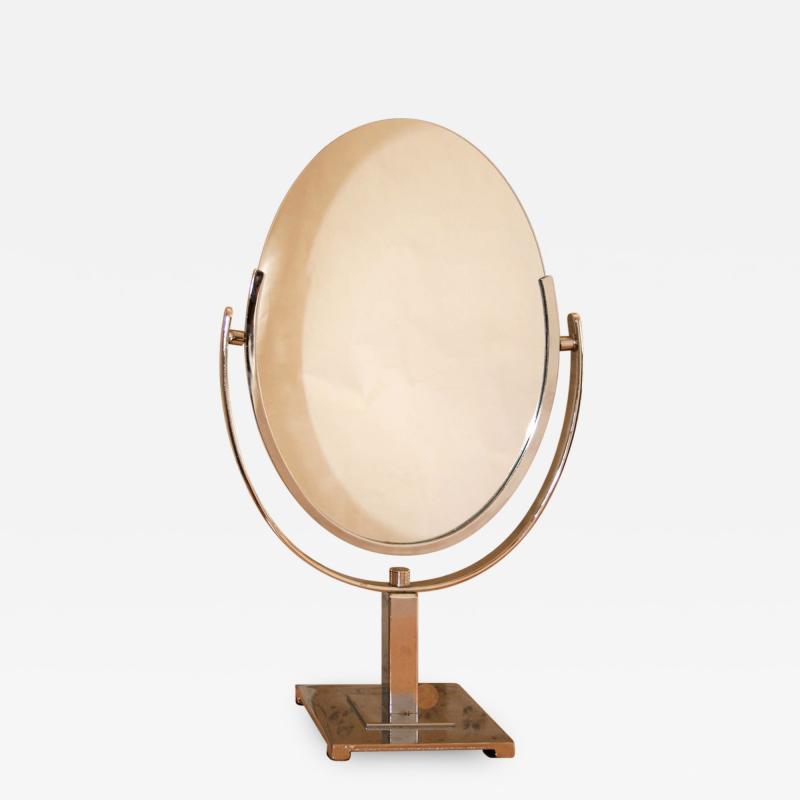 1950s US oval table mirror