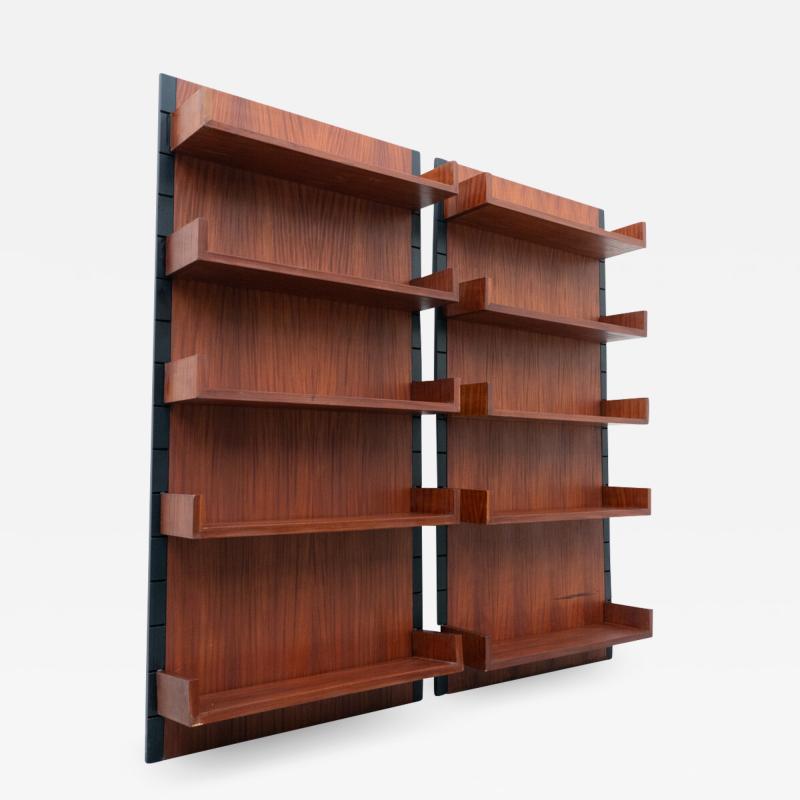 1960 s Pair of Mid Century Modern Wall Units