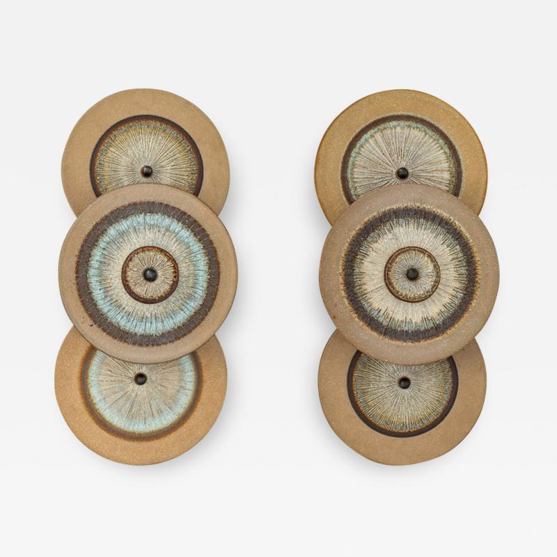 1960S DANISH CERAMIC SCONCES