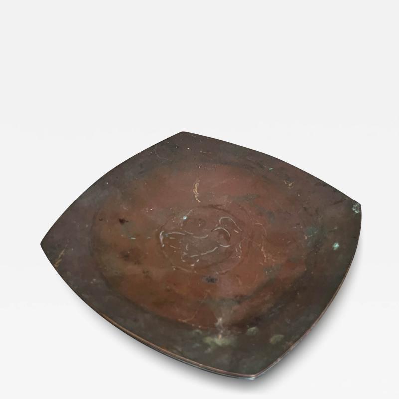 1960s California Bronze Dish Horse Design by Wah Ming Chang