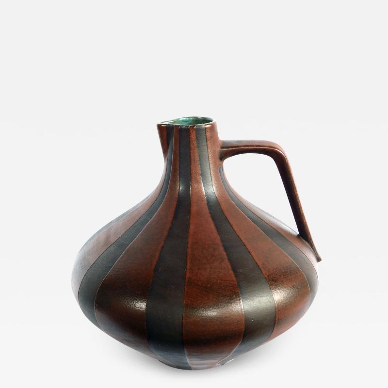 1960s Ceramano pitcher with dolomit glaze