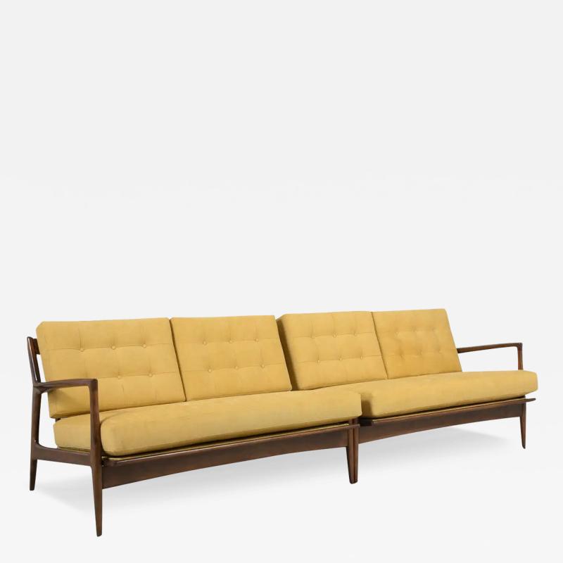 1960s Danish Sectional Sofa Teak Craftsmanship Meets Mid Century Elegance