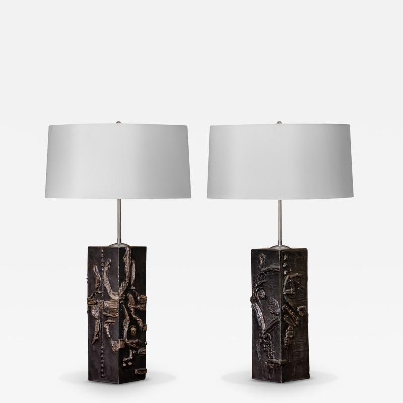 1960s Italian Pair of Ceramic Lamps