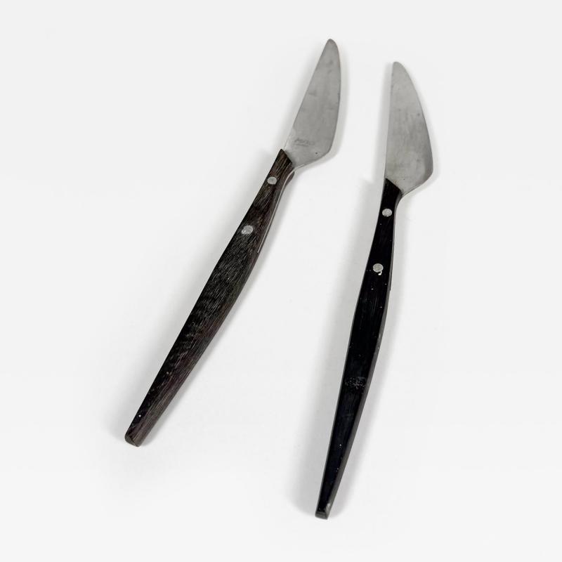 1960s Mac the Knife Modern Pair De Luxe Steak Knives Mac Japan