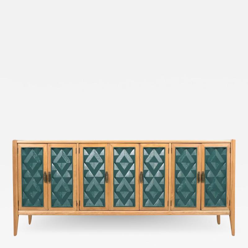 1960s Mid Century Modern Painted Credenza