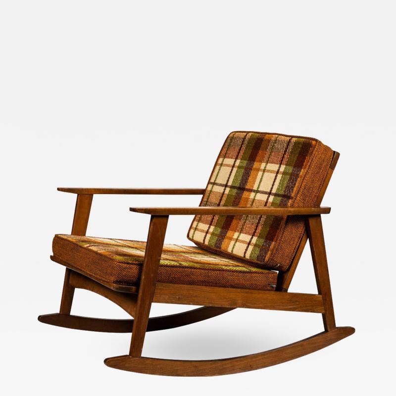 1960s Scandinavian Rocking Chair