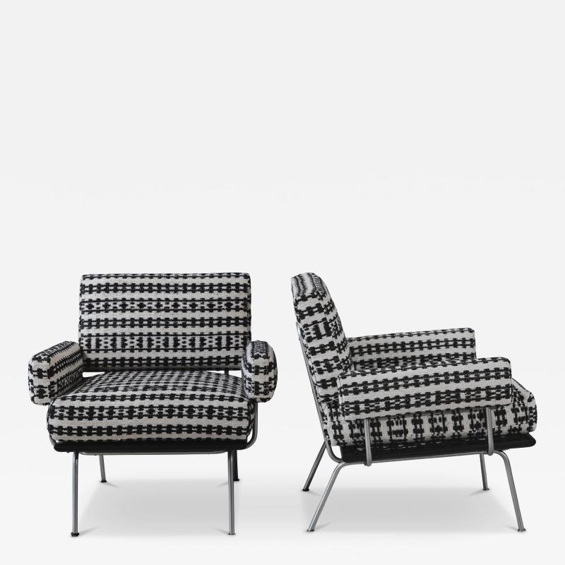 1960s pair of Italian armchairs