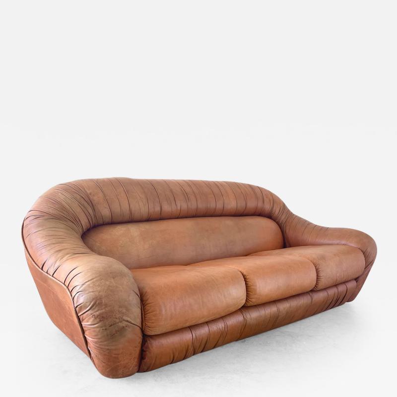 1970S ITALIAN LEATHER SOFA