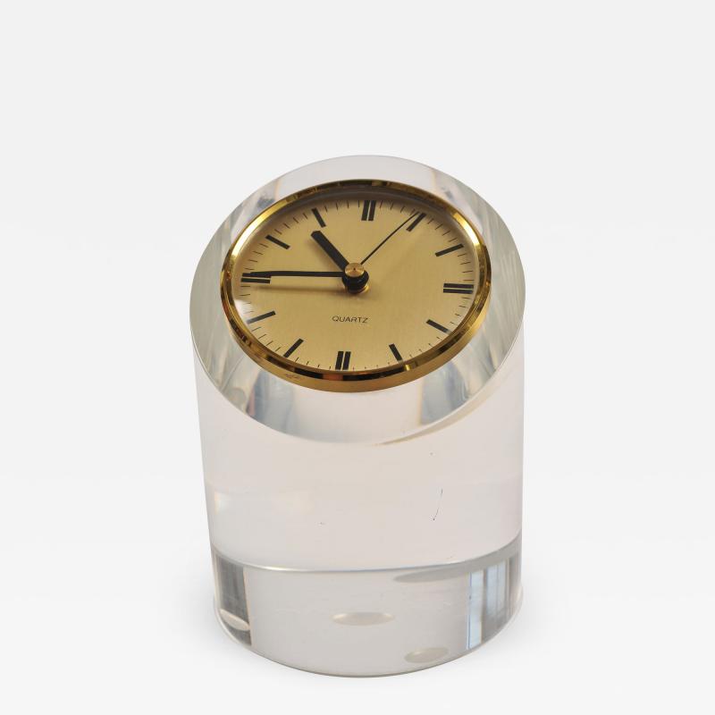 1970s American lucite clock