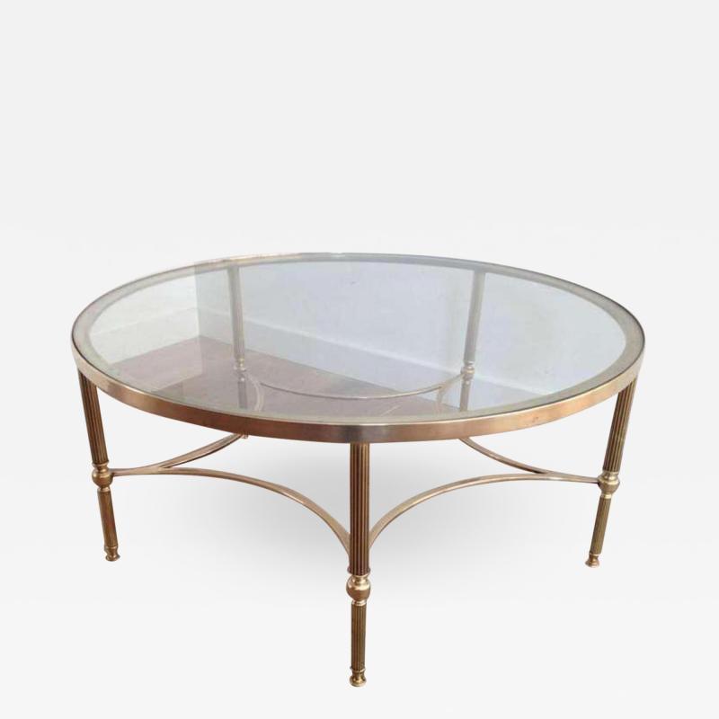 1970s Brass Coffee Table