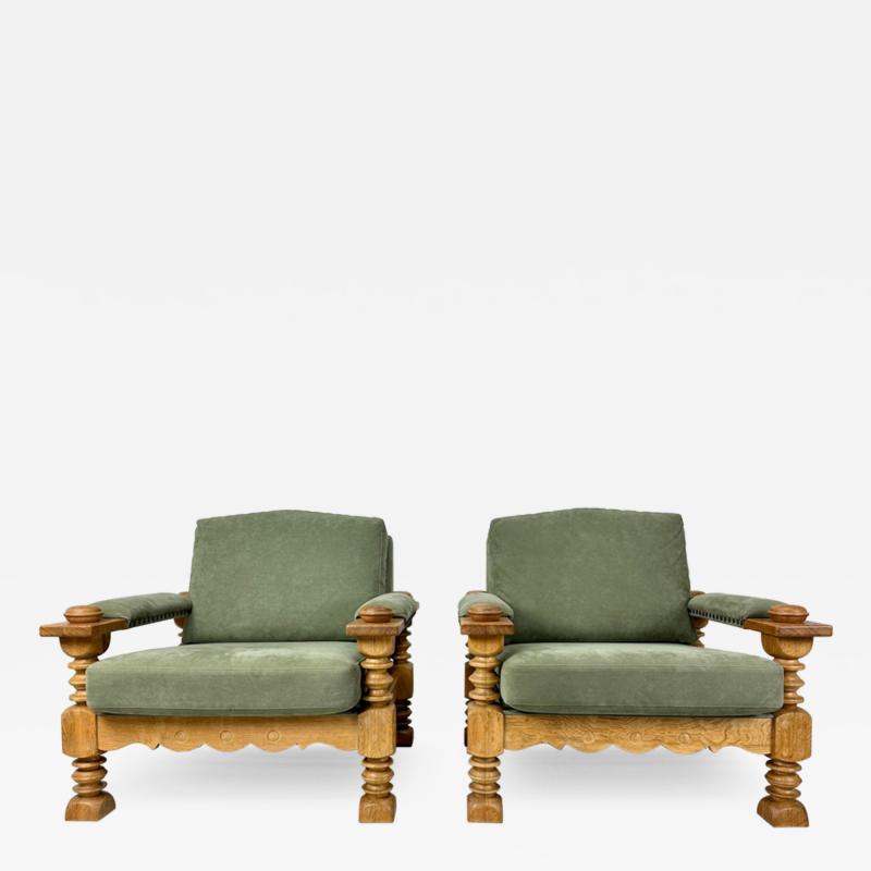 1970s Danish Cabinet Maker Lounge Chairs Set of 2