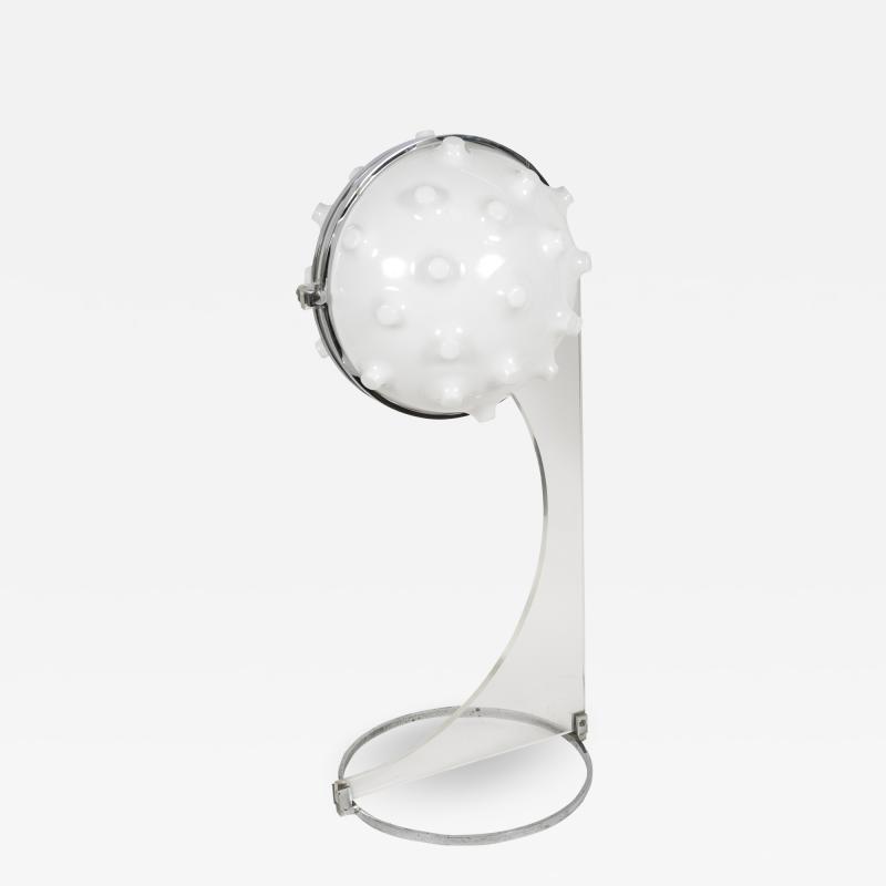 1970s Lucite and metal Space age floor lamp