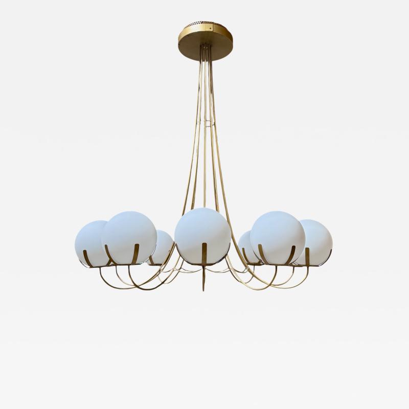 1970s Mid Century Oversize Italian Chandelier