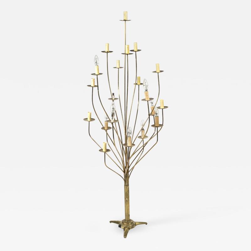 1970s brass Floor Lamp